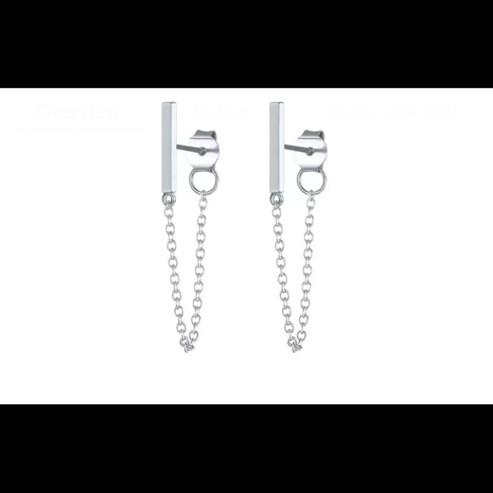 925 silver Tassel earrings
